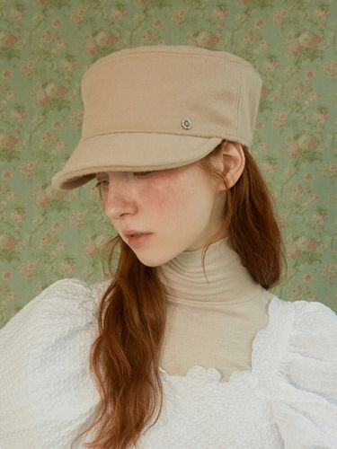 Creamy Cap - Pale Greyish Pink - Brown Hat - Modalova