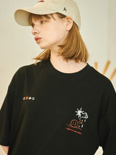 Nice Weather Embroidery Half Sleeve T-shirt - CPGN - Modalova