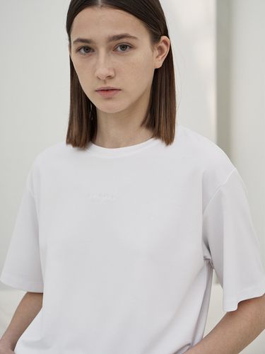 Logo Embroidered Relaxed Fit T-shirt - RE RHEE - Modalova