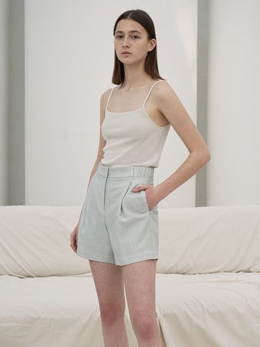 High Rise Elasticated Waist Shorts - RE RHEE - Modalova