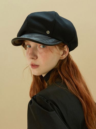 London Newsboy Cap - Lamb Skin - Brown Hat - Modalova