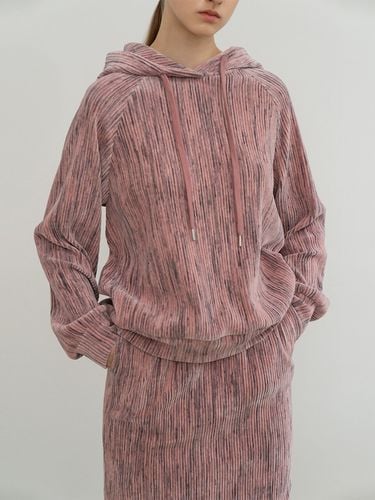 VELVET CORDUROY HOOD PINK - RE RHEE - Modalova