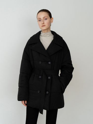 QUILTED SHELL PADDED OVERSIZED JACKET - RE RHEE - Modalova