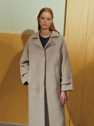 Baybell Herringbone Wool Coat - RE RHEE - Modalova