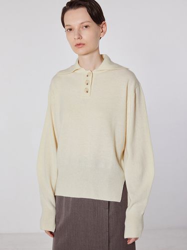 TOF Sailor Collar Cashmere Knit - MOHAN - Modalova