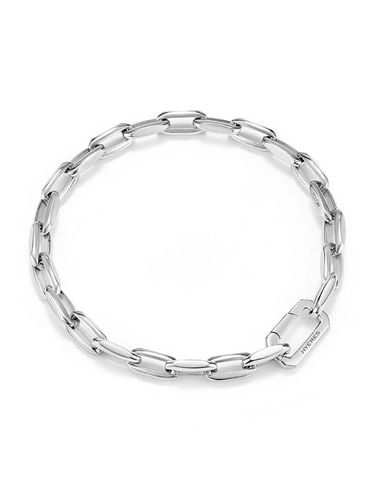 Name Silver Bold Chain Bracelet - hyeres-lor - Modalova