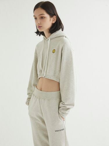 SM:]E Crop Hoodie - MSKN2ND - Modalova