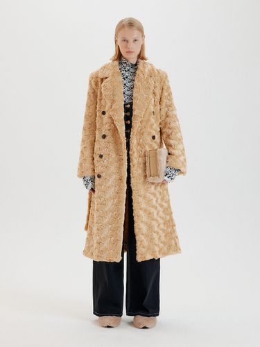 TERA Over-sized Double Breasted Coat_Beige - EENK - Modalova