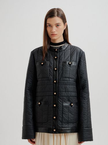 TOVE Quilted Down Jacket With Logo Buttons_ - EENK - Modalova