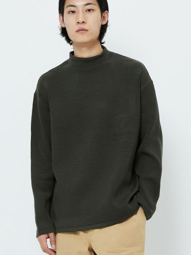 Mock Neck Cash-Like Heavy Knit - FANACULT - Modalova