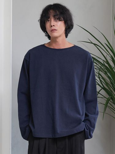 Rest Boat Neck Long Sleeve T-shirt - TLEYOUNG - Modalova