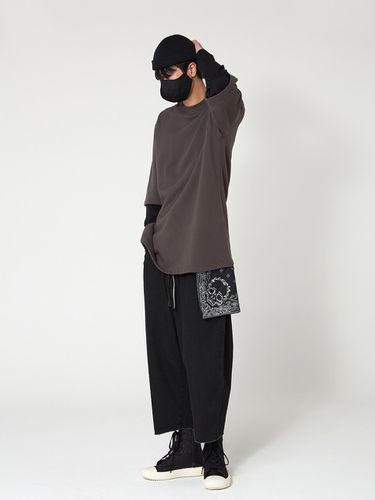 Bandana Layered Oversized T-Shirt _ - DGNAK12 - Modalova