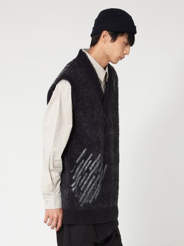 Graphic Layered Knit Vest - DGNAK12 - Modalova