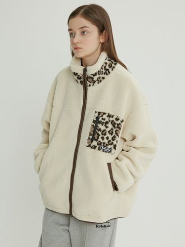 Leopard Fleece Jumper - ROLAROLA - Modalova