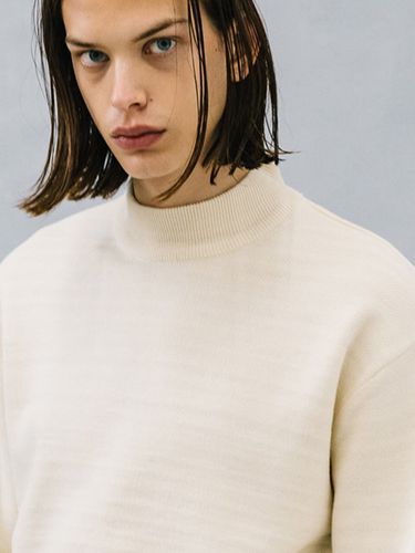 Mock Turtleneck Jacquard Knit - VASTIC - Modalova