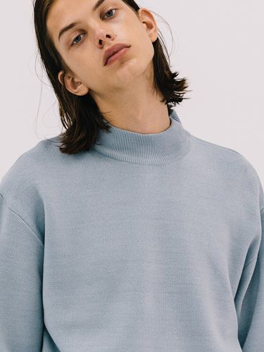 Mock Turtleneck Jacquard Knit _ - VASTIC - Modalova