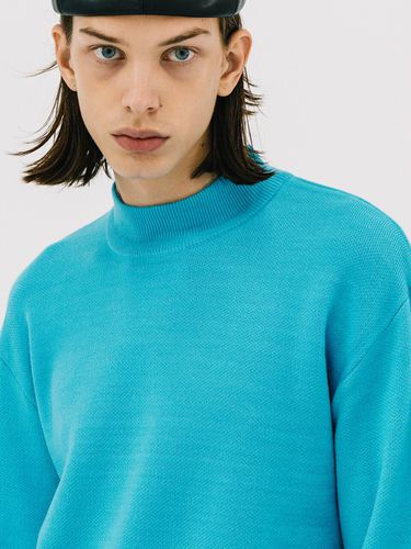 Mock Turtleneck Jacquard Knit _ - VASTIC - Modalova