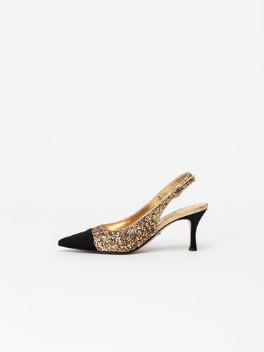 Veza Slingback Pumps - Gold Glitter - CHAUSSURE LAPIN - Modalova