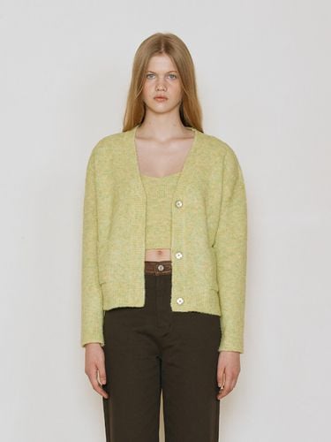 Exclusive] Eco Cardigan Set_Light Yellow - LEUNI - Modalova