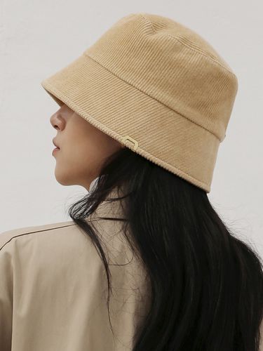 PLAIN BUCKET HAT YELLOW BEIGE - UNDERCONTROL STUDIO - Modalova