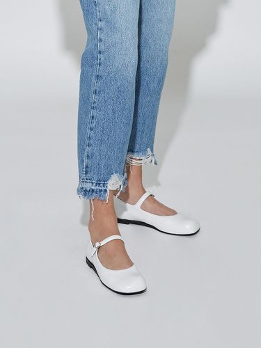 Lua Mary Jane Flats_Off-White - blanc sur blanc - Modalova