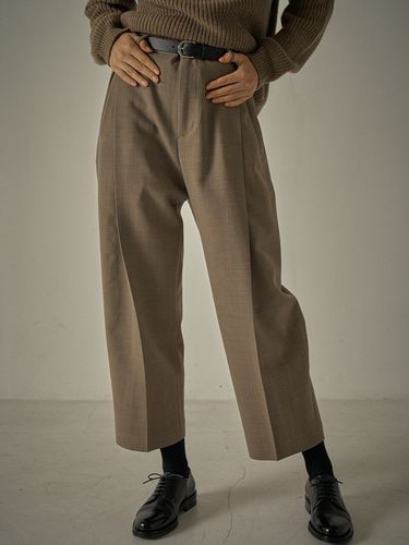 Round Wool Pants - FACADE PATTERN - Modalova