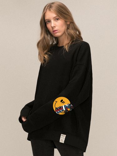 Unisex] Elbow Dote Sweatshirt _ - GRAVER - Modalova