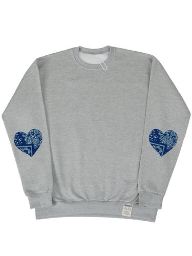 UNISEX] Elbow Paisley Heart Sweatshirt _ - GRAVER - Modalova