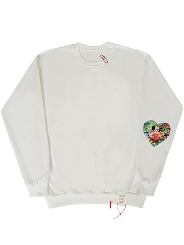 Unisex] Elbow Heart Flower Clip Sweatshirt - GRAVER - Modalova