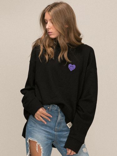 Unisex] Purple Heart Clip Sweatshirt - GRAVER - Modalova