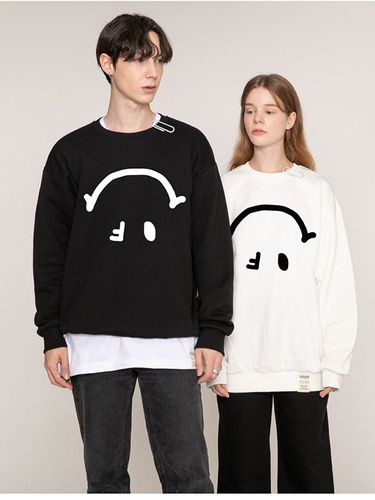 Reverse Smile Drawing Sweatshirt - GRAVER - Modalova