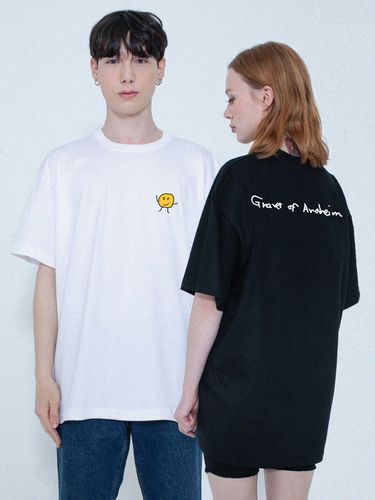 UNISEX] Drawing Dote Back Logo T-Shirt _ 4 Color - GRAVER - Modalova