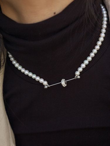 The Barbell Pearl Necklace - MONDAY EDITION - Modalova