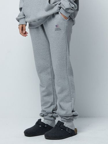 FLAG SWEATPANTS (MELANGE GREY) - STAFFONLY - Modalova