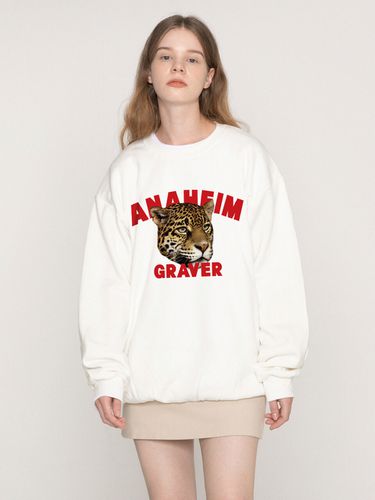 UNISEX] Animal Print Sweatshirt - GRAVER - Modalova