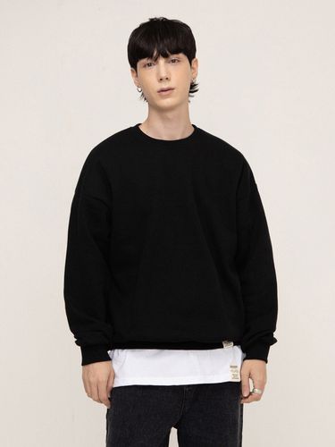 UNISEX] Elbow Square Smile Sweatshirt (7colors) - GRAVER - Modalova