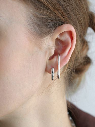 Unique Curve Ear Cuff Earring - LAZYDAWN - Modalova