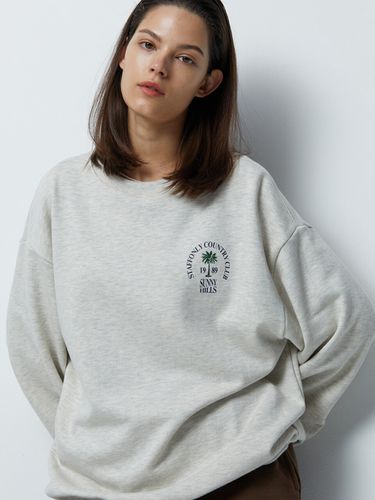 Palm Tree Round Logo Sweatshirt - STAFFONLY - Modalova