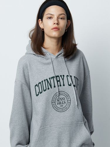 Country Club Hoodie _ Melange Grey - STAFFONLY - Modalova