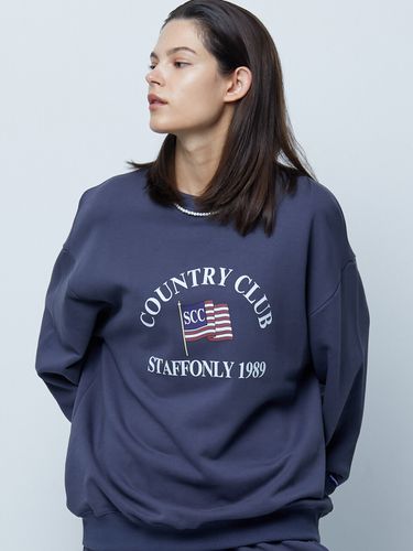 Club 1989 Sweatshirt _ Washed Navy - STAFFONLY - Modalova