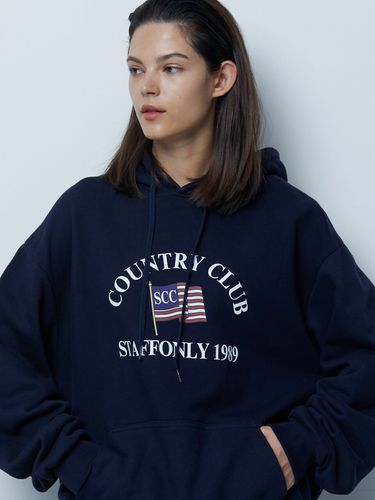 Club 1989 Hoodie _ Navy - STAFFONLY - Modalova