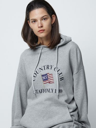 Club 1989 Hoodie _ Melange Grey - STAFFONLY - Modalova