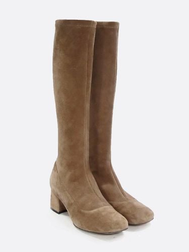 KNEE SOCK BOOTS TAN - HELYN - Modalova