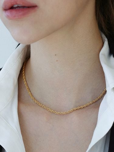 Twist Chain Necklace - LAZYDAWN - Modalova