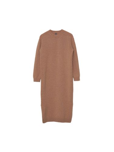 Round Neck Dress Beige - IOLO - Modalova