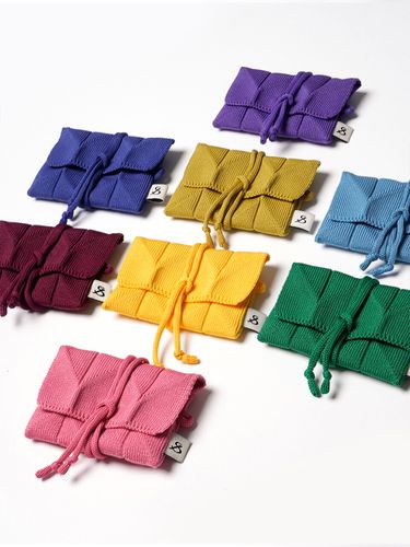 Lucky Pleats Knit Card Wallet ( ALL ) - JOSEPH & STACEY - Modalova