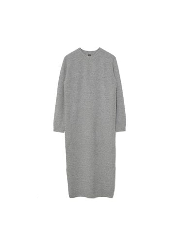 Round Neck Dress Light Gray - IOLO - Modalova