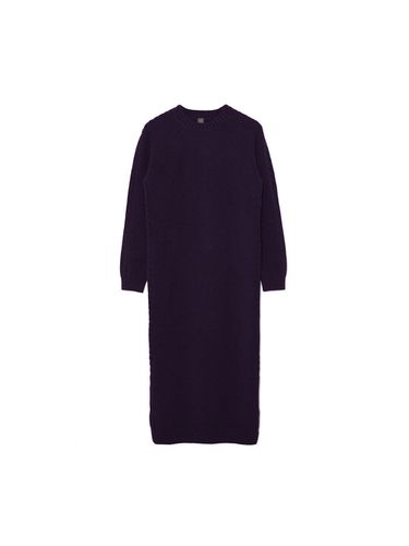 Round Neck Dress Purple - IOLO - Modalova