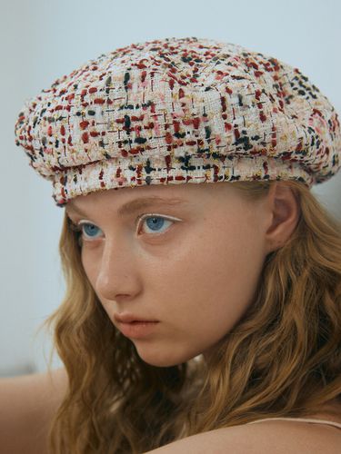 Let There Be Light] Tweed Beret Hat - poesiedame - Modalova