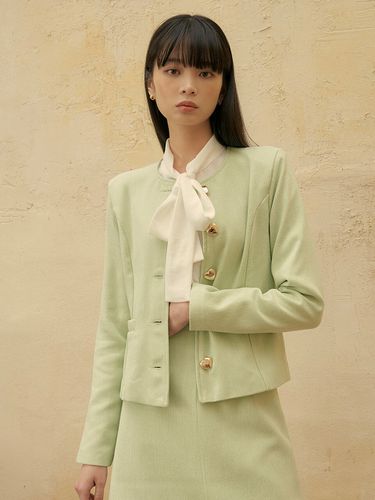 FSTS Tweed Jacket_Mint - REORG - Modalova